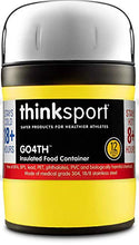 Load image into Gallery viewer, Thinksport GO4TH Container, Yellow (12 Ounce)
